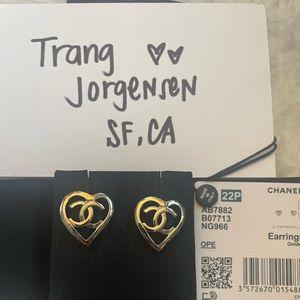 Authentic Chanel earrings